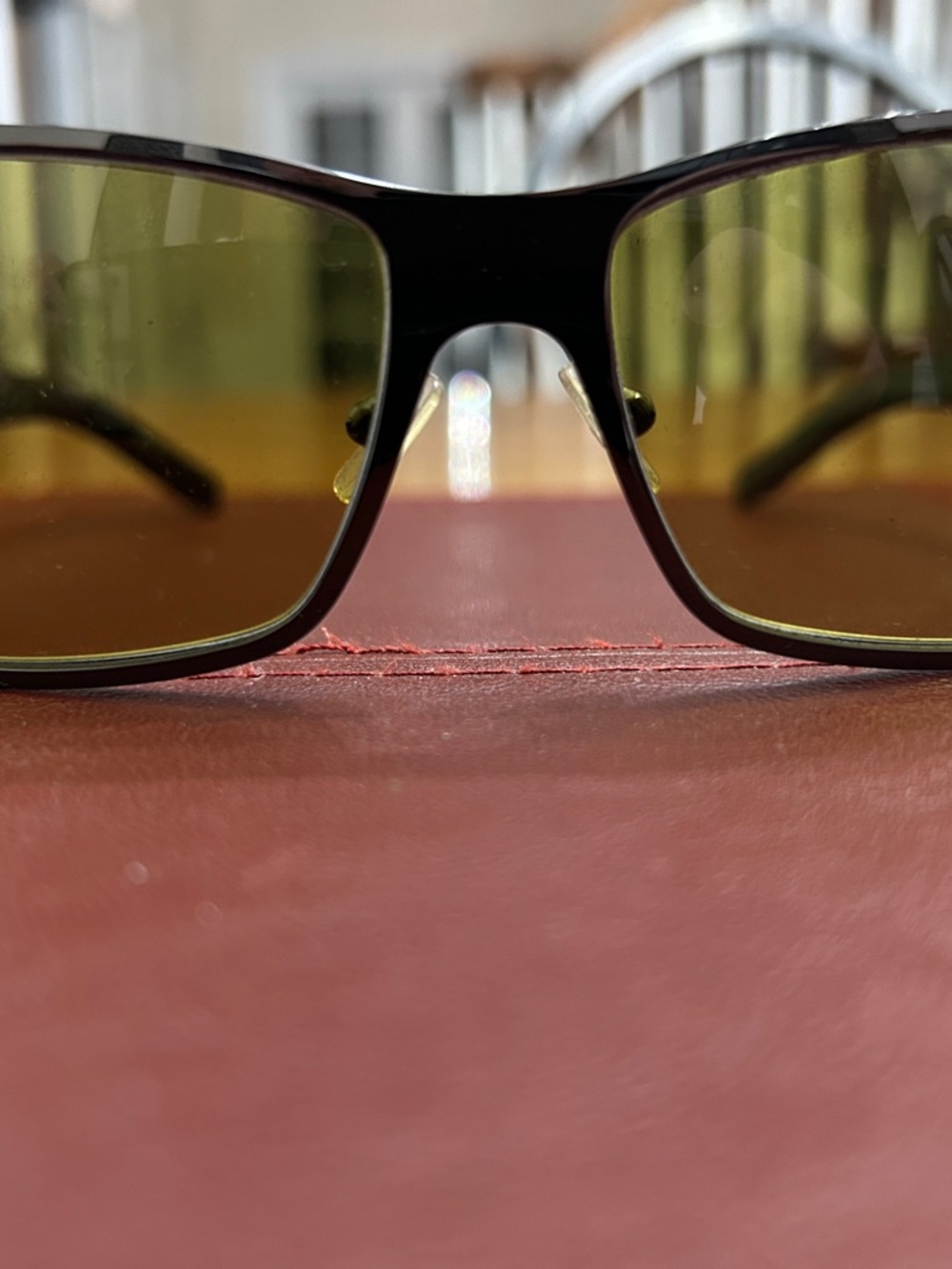 Callaway Black Frame Sunglasses with Green-Tinted Lenses